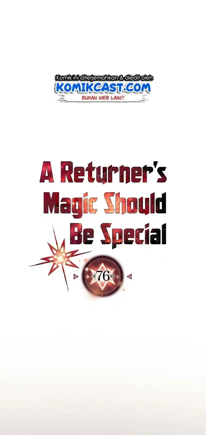 Manhwa A Returner's Magic Should Be Special Chapter 76 gambar nomor 2