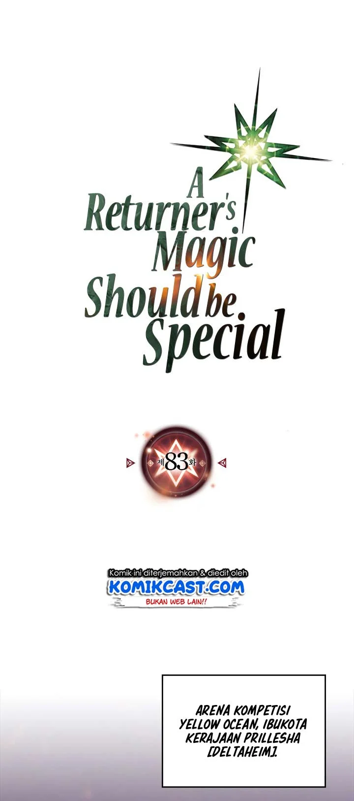 Manhwa A Returner's Magic Should Be Special Chapter 83 gambar nomor 2