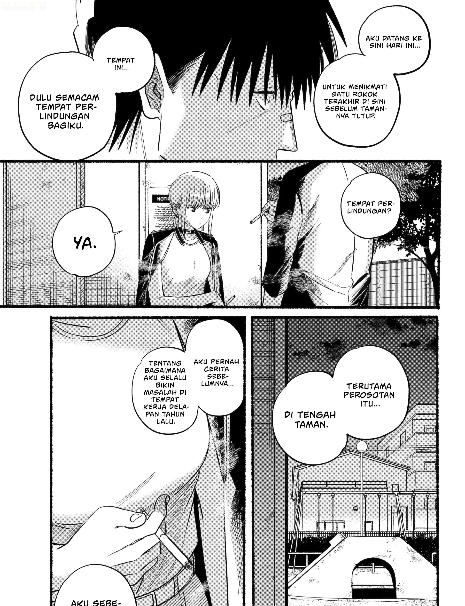 A Story About Smoking at the Back of the Supermarket Chapter 46 Gambar 42