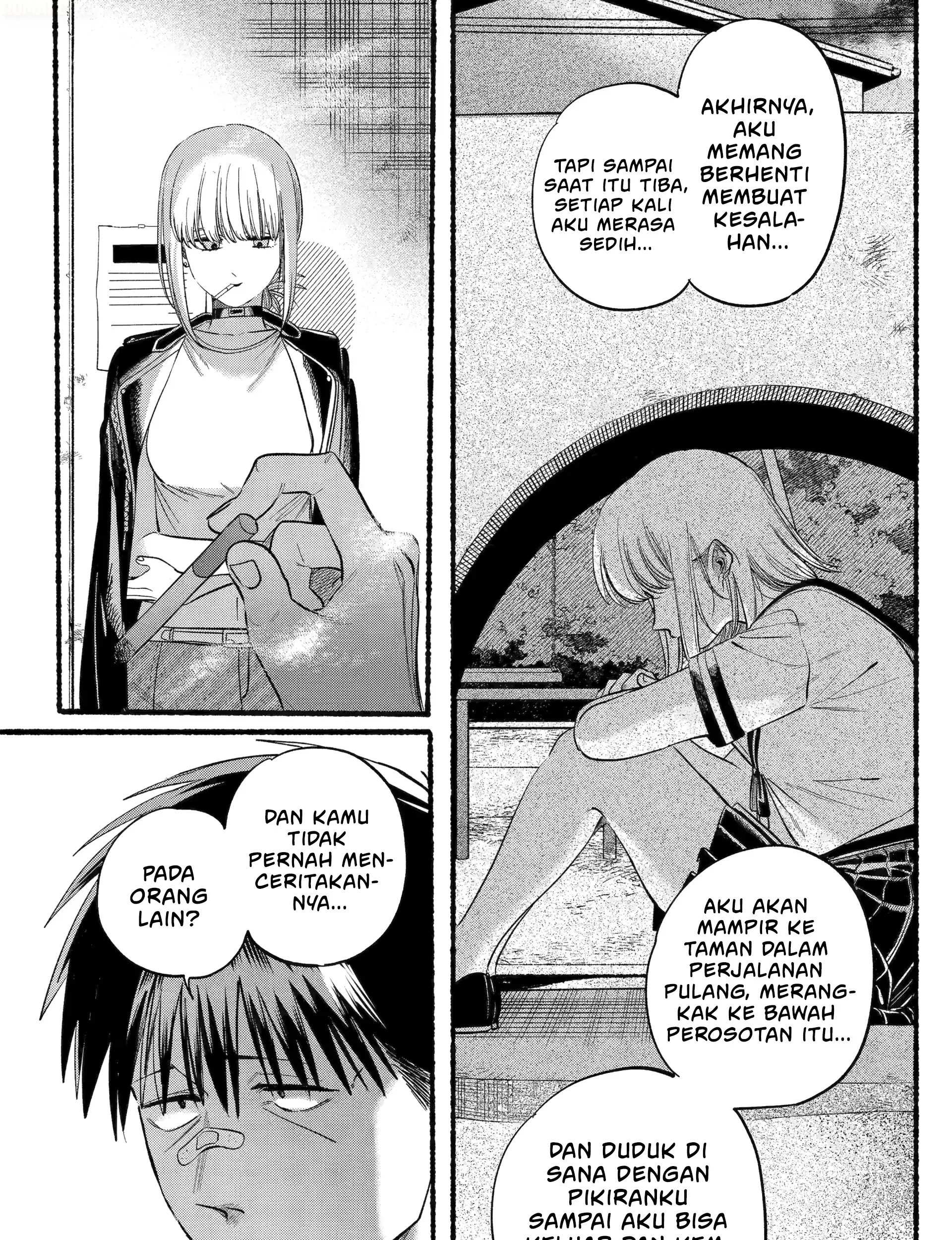 A Story About Smoking at the Back of the Supermarket Chapter 46 Gambar 44