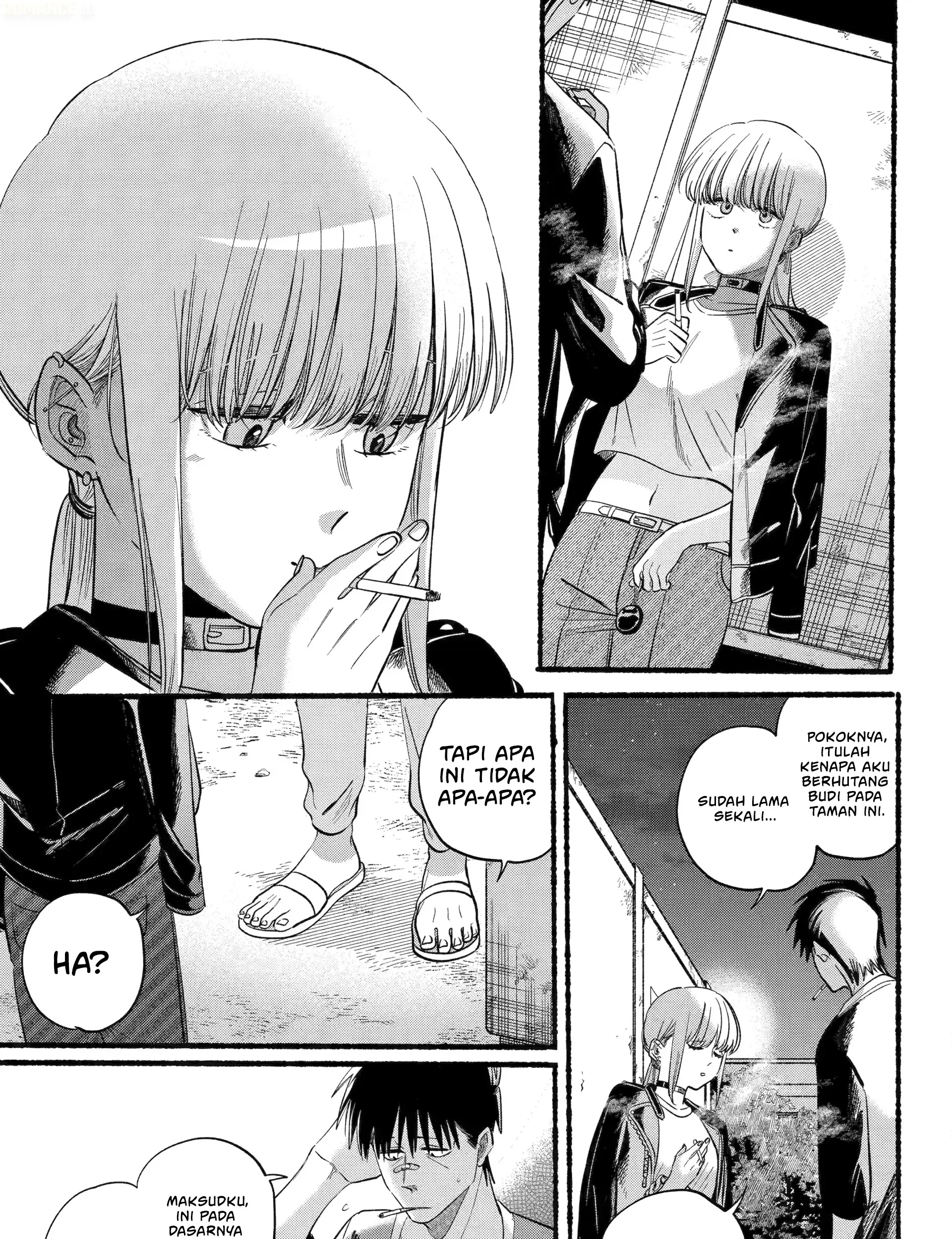 A Story About Smoking at the Back of the Supermarket Chapter 46 Gambar 50