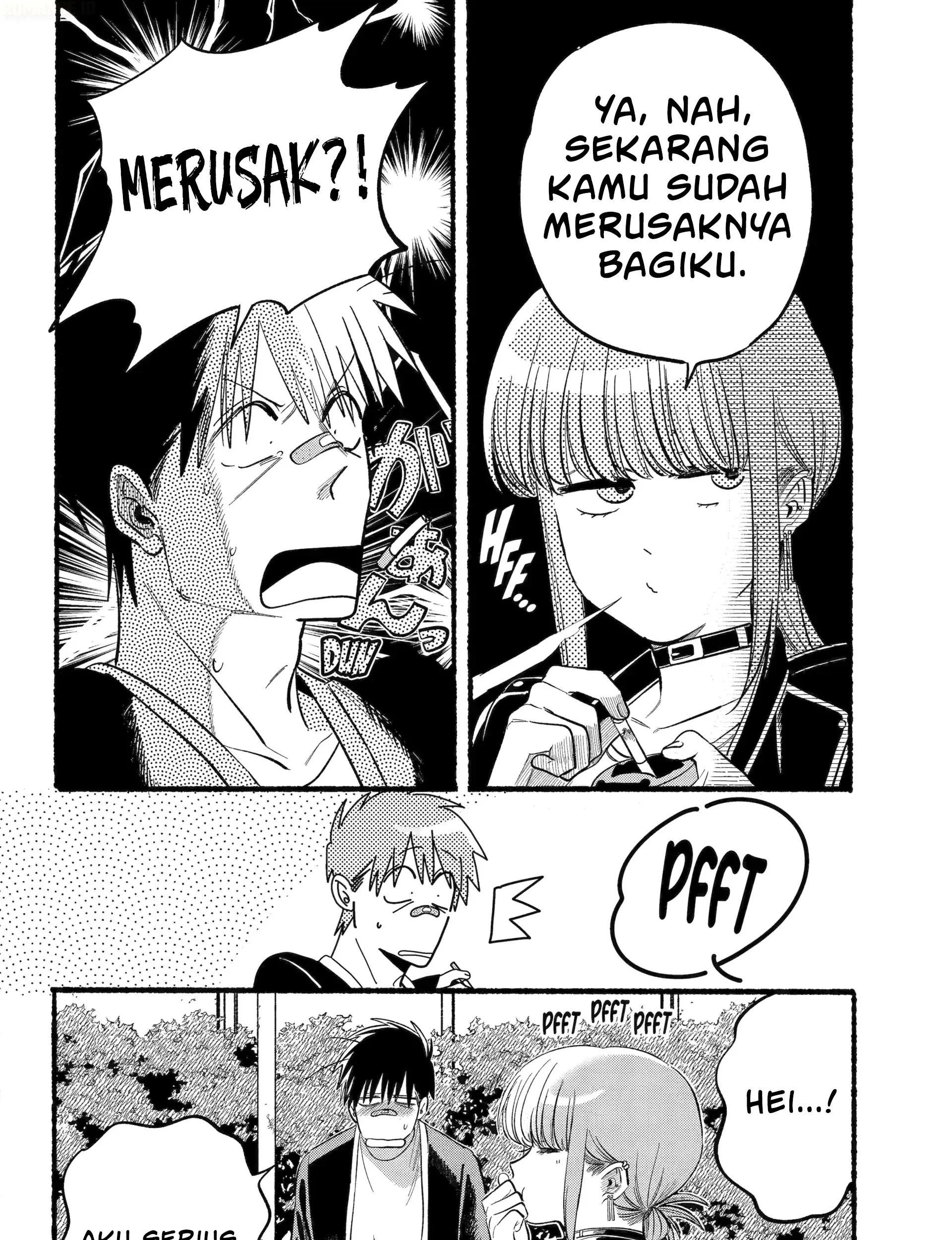 A Story About Smoking at the Back of the Supermarket Chapter 46 Gambar 52