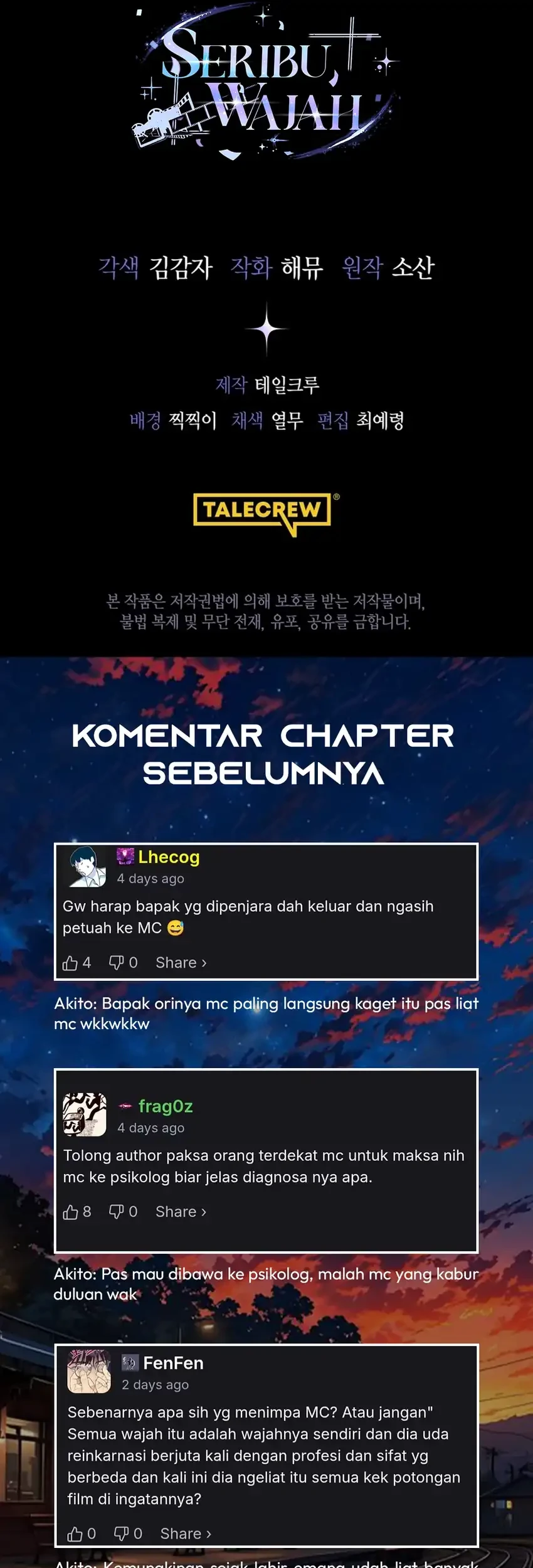 A Thousand Faces Chapter 68 Gambar 82