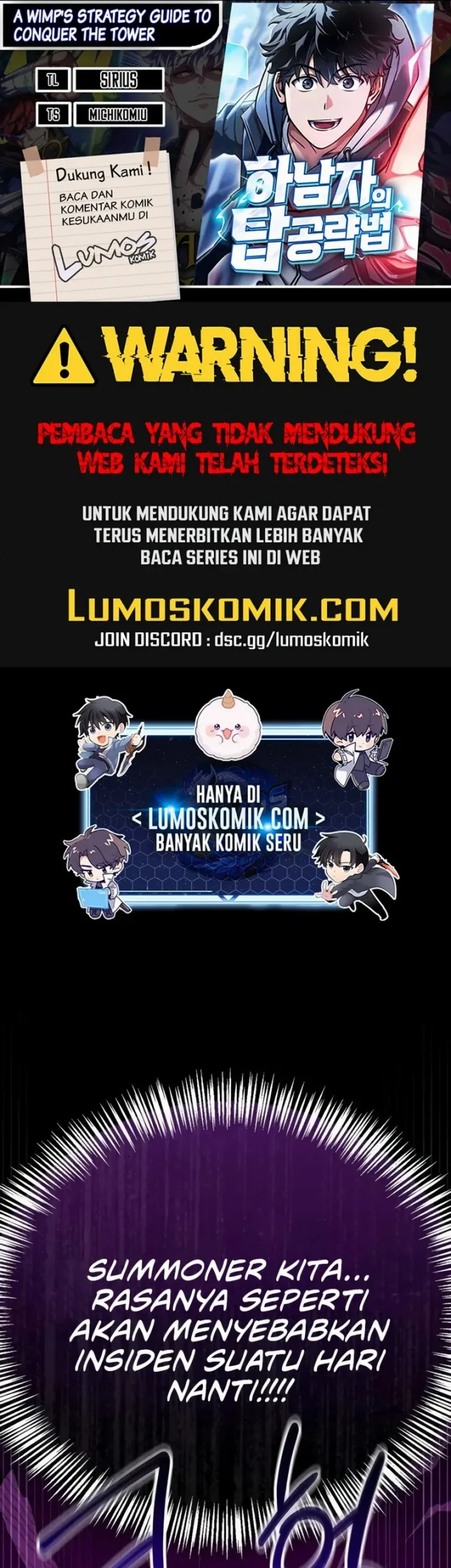 Komik A Wimp's Strategy Guide to Conquer the Tower Chapter 10 gambar nomor 1