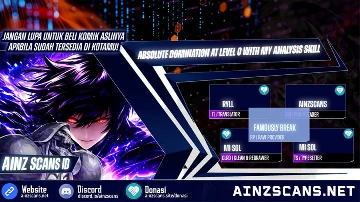 Komik Absolute Domination at Level 0 with My Analysis Skill Chapter 7 gambar 1