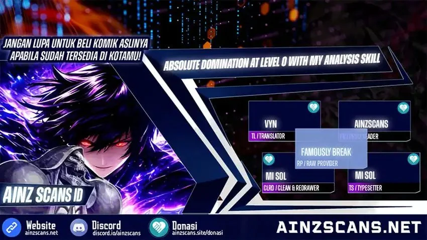 Komik Absolute Domination at Level 0 with My Analysis Skill Chapter 9 gambar 1
