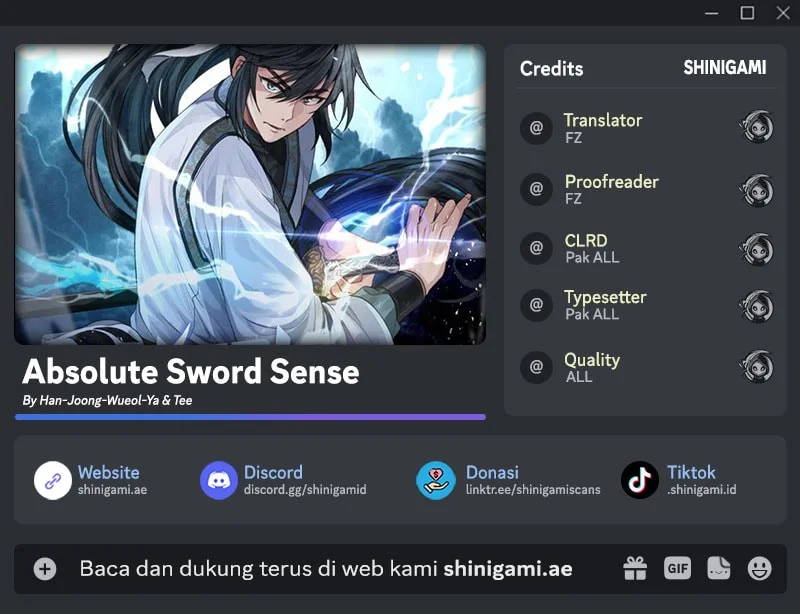 Komik Absolute Sword Sense Chapter 167 gambar nomor 1