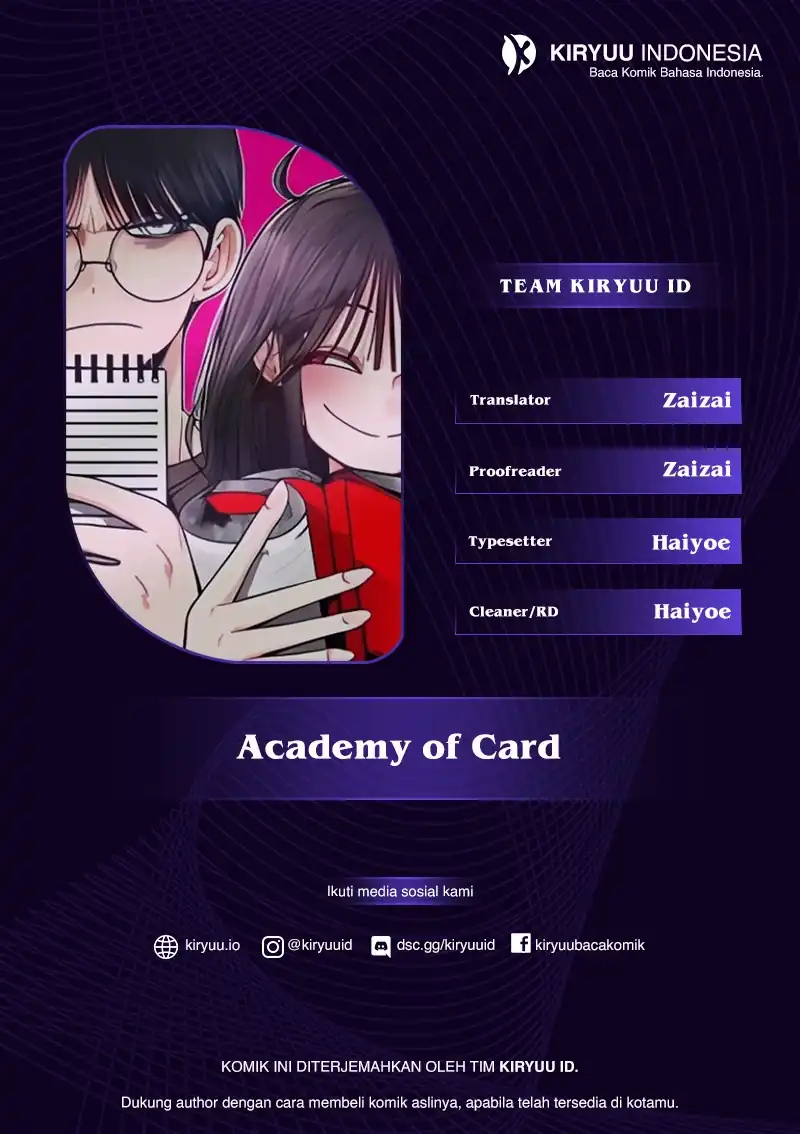 Komik Academy of Card Chapter 2 gambar 1