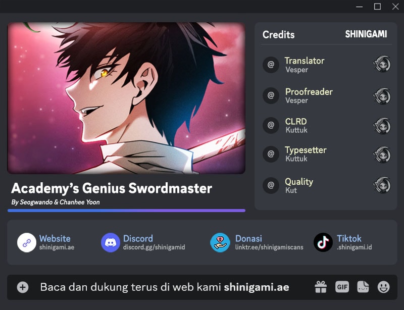 Baca Komik Academy’s Genius Swordmaster Chapter 98 Gambar 1