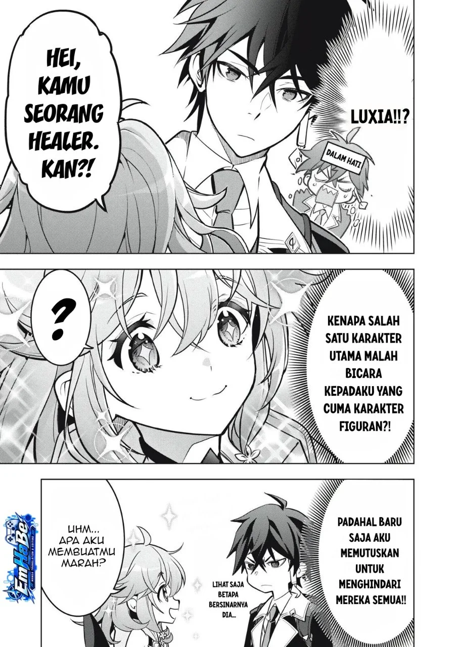Academy Saikyou no Mob Healer: Shinigee Sekai no Mob ni Tensei Shita Ore wa, Hazure Job [Healer] to Gensaku Chishiki de Musou Suru Chapter 5.1 Gambar 17