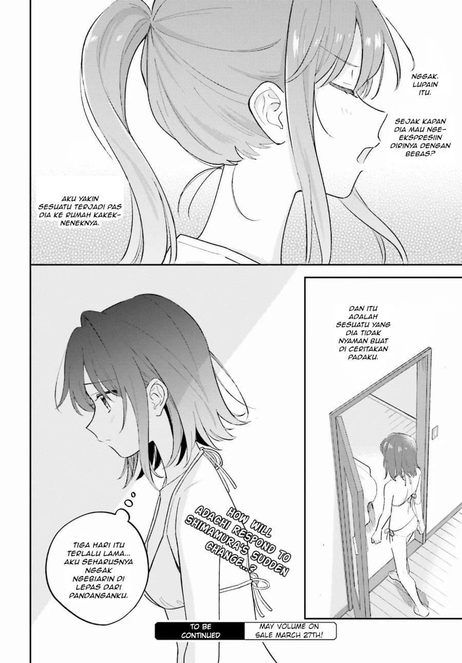 Adachi to Shimamura (YUZUHARA Moke) Chapter 37.1 Gambar 14