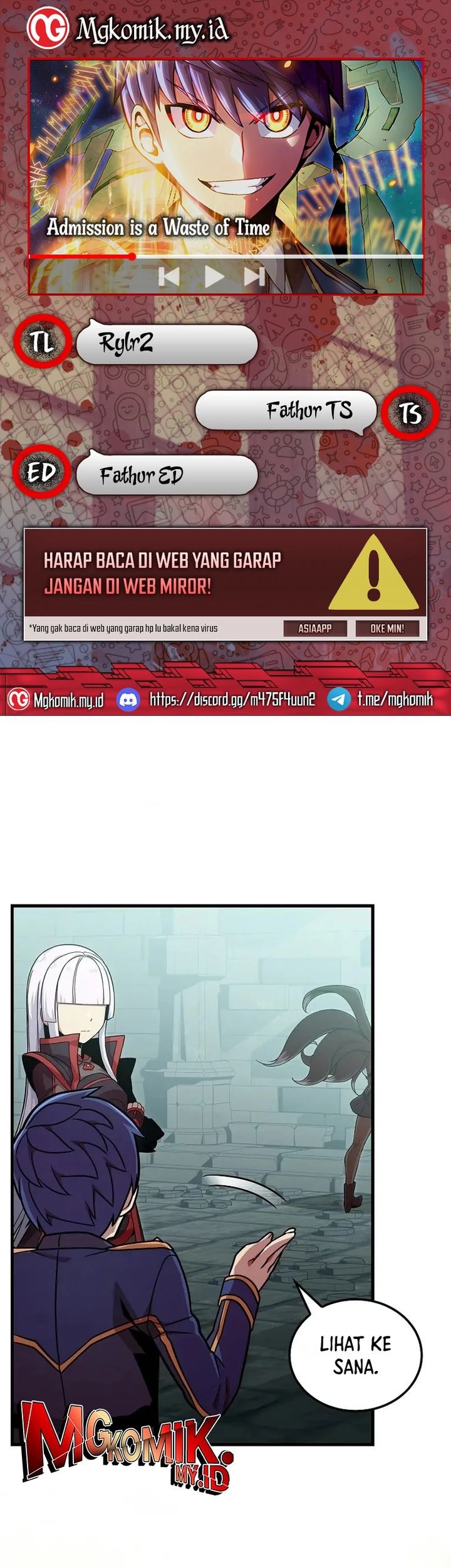 Baca Komik Admission is a Waste of Time Chapter 45 Gambar 1