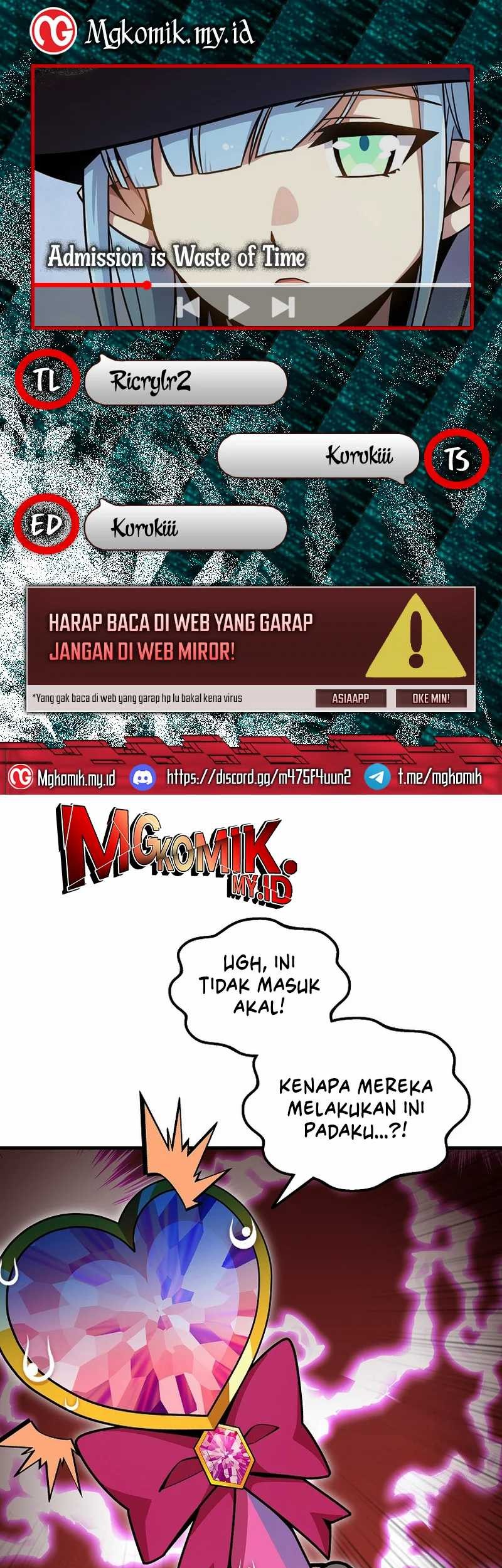 Baca Komik Admission is a Waste of Time Chapter 53 Gambar 1