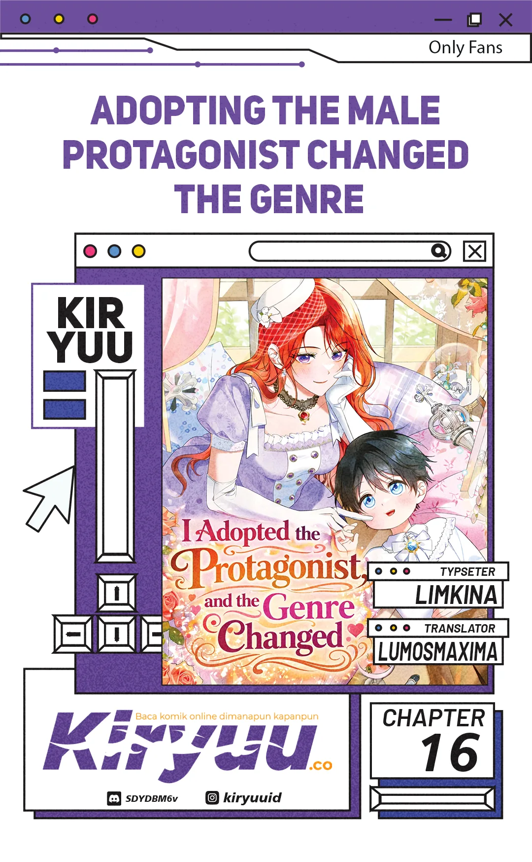 Adopting the Male Protagonist Changed the Genre Chapter 16 halaman 1