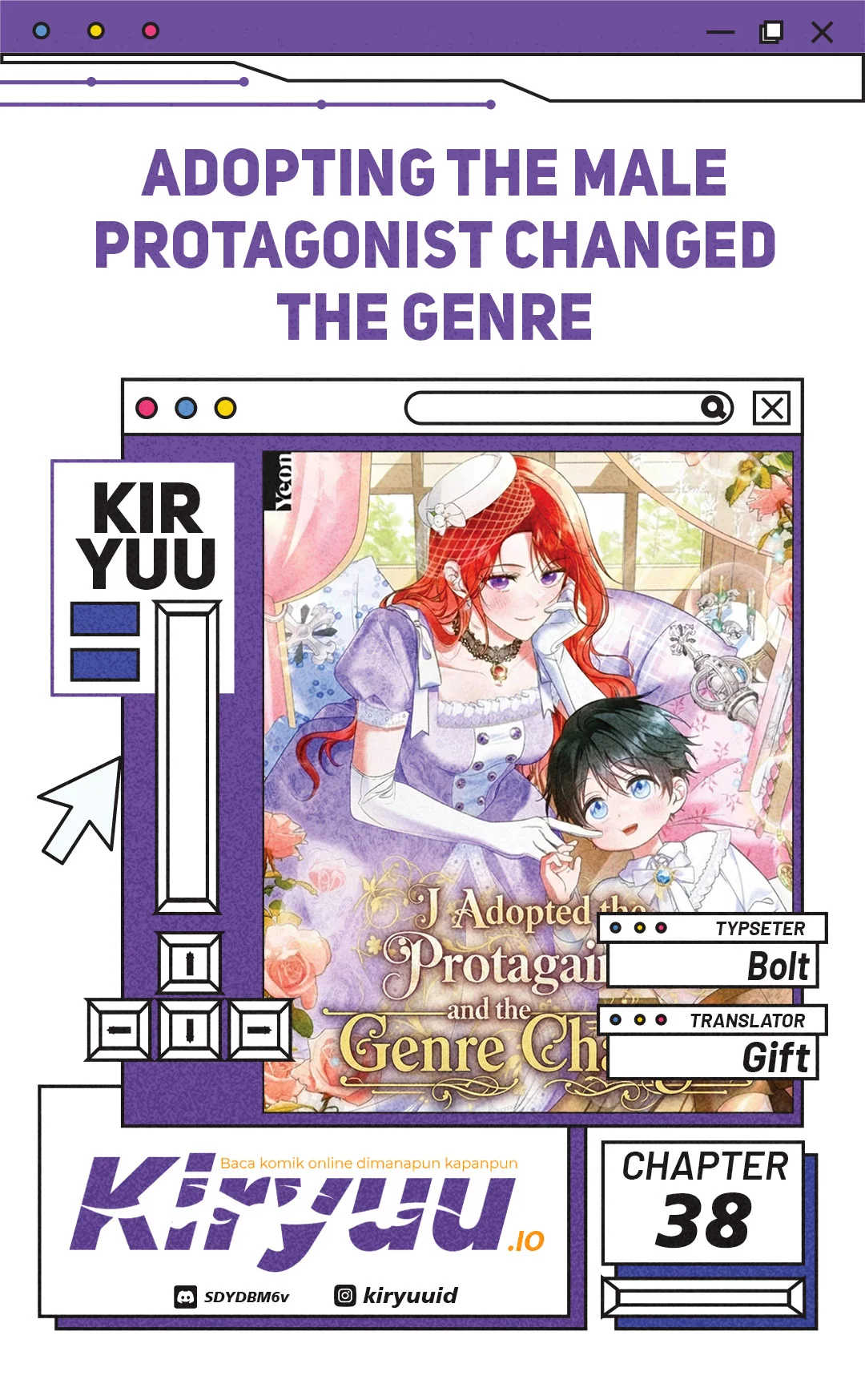 Komik Adopting the Male Protagonist Changed the Genre Chapter 38 gambar 1