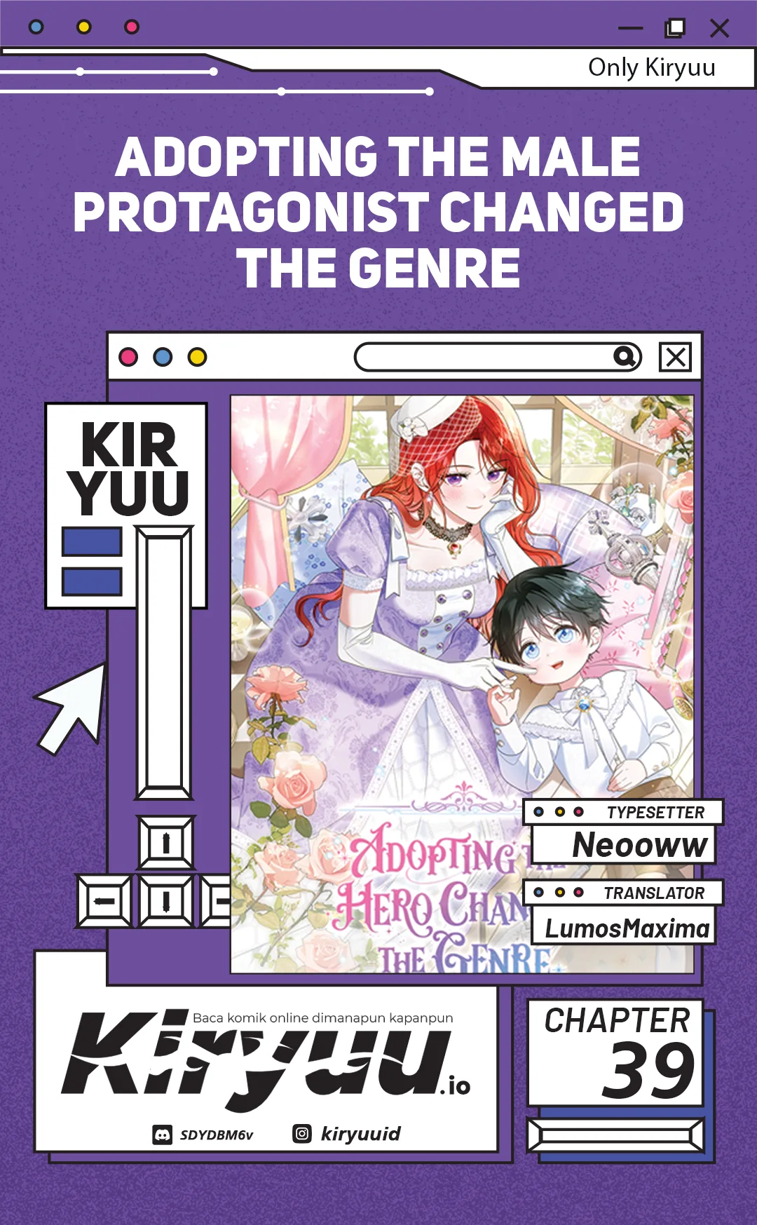 Komik Adopting the Male Protagonist Changed the Genre Chapter 39 gambar 1
