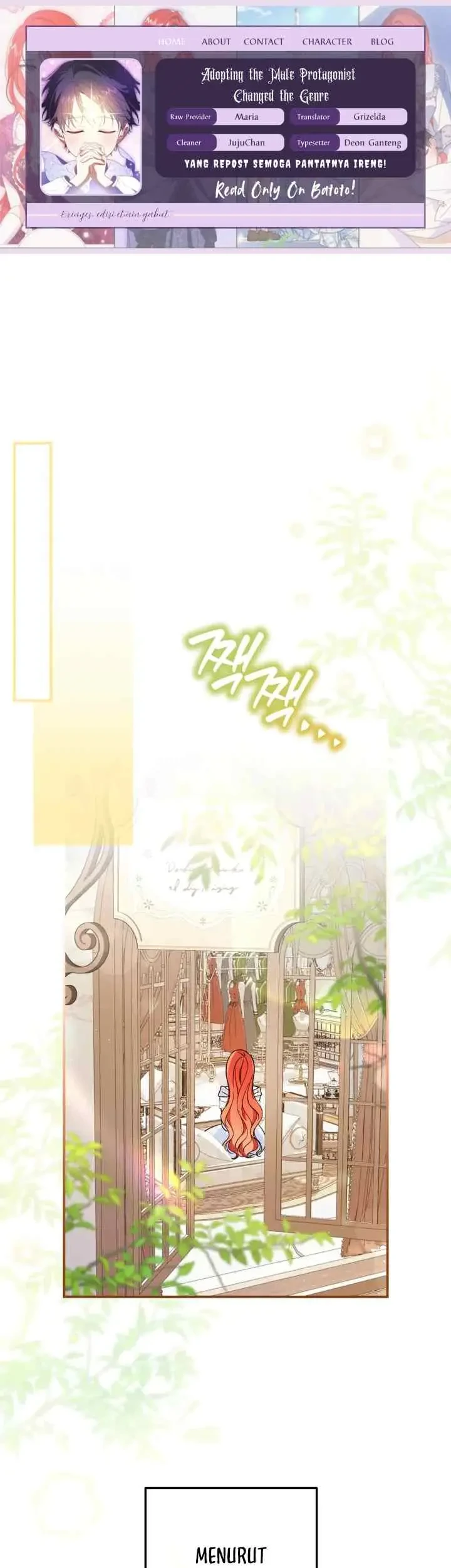 Adopting the Male Protagonist Changed the Genre Chapter 9 halaman 1