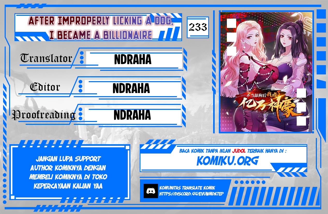 Baca Komik After Improperly Licking a Dog, I Became a Billionaire Chapter 233 Gambar 1