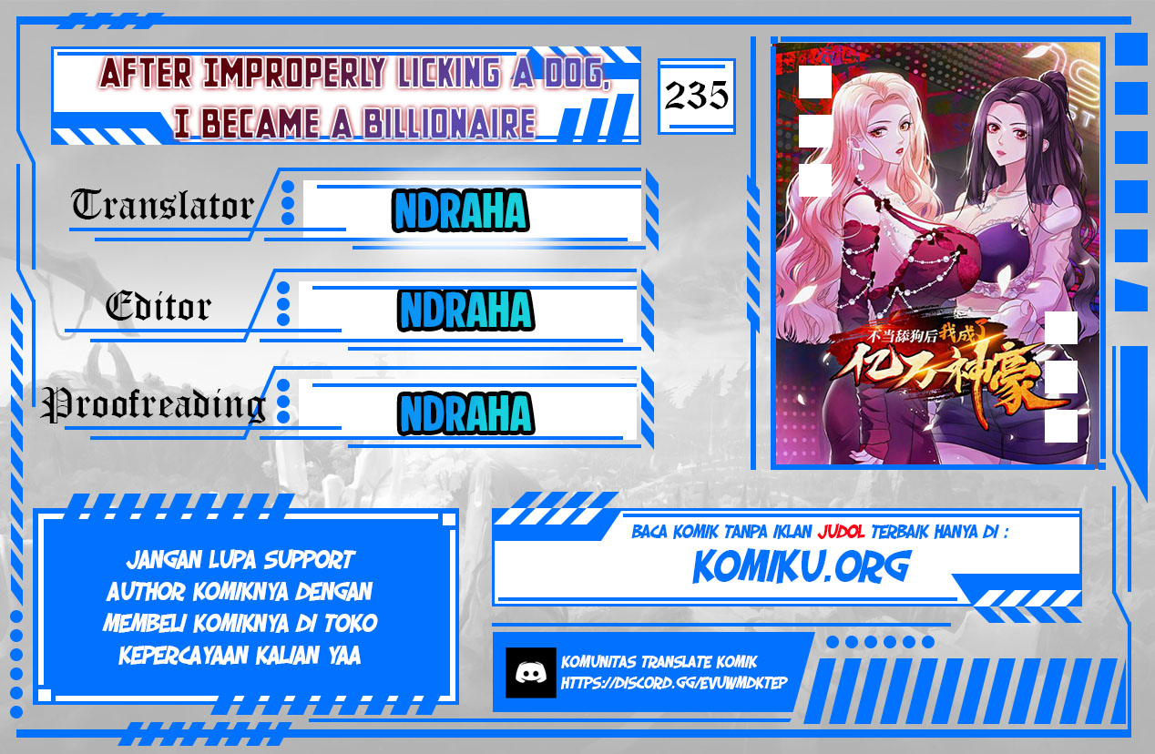 Baca Komik After Improperly Licking a Dog, I Became a Billionaire Chapter 235 Gambar 1