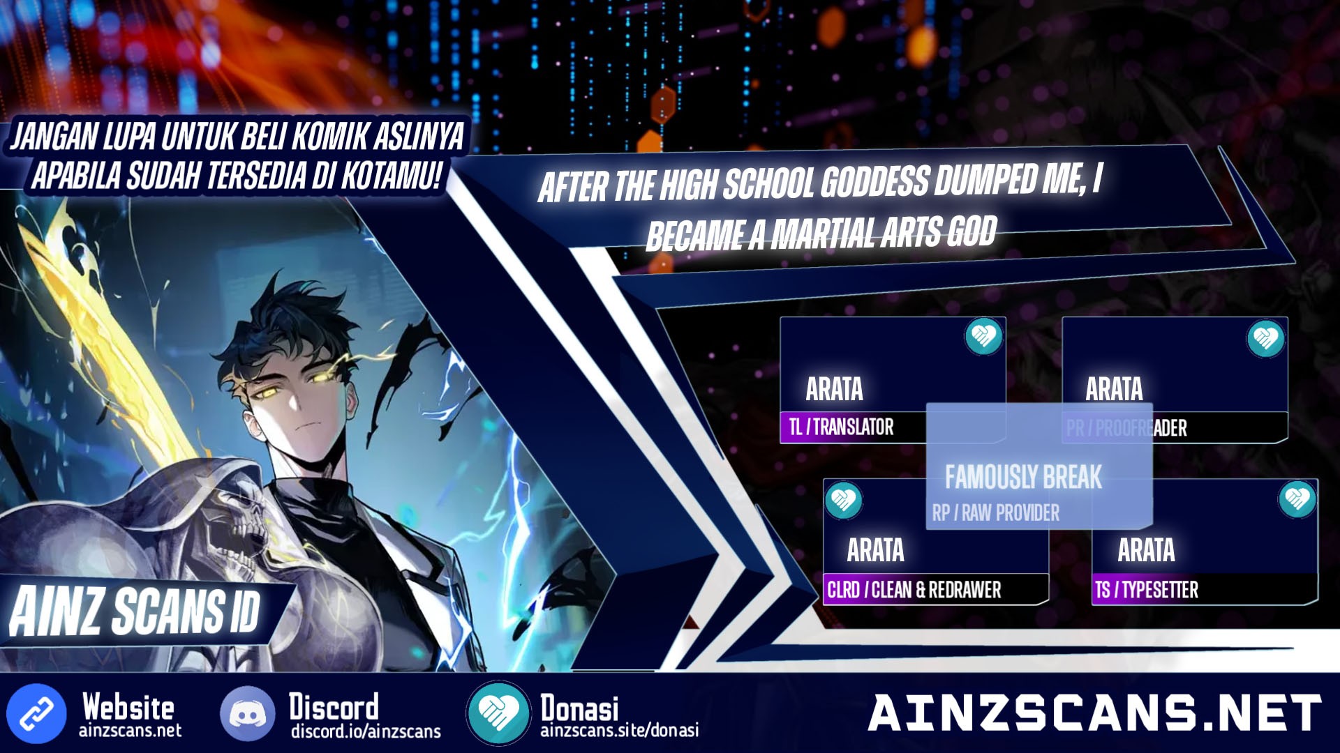 Baca Komik After the High School Goddess Dumped Me I Became a Martial Arts God Chapter 1 Gambar 1