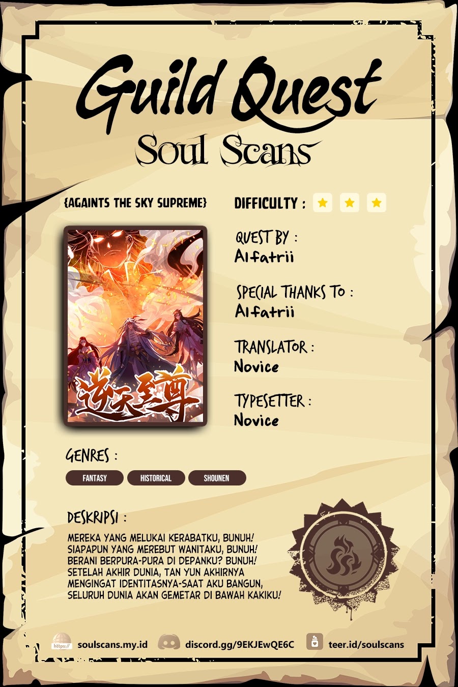 Baca Komik Against The Heaven Supreme Chapter 242 Gambar 1