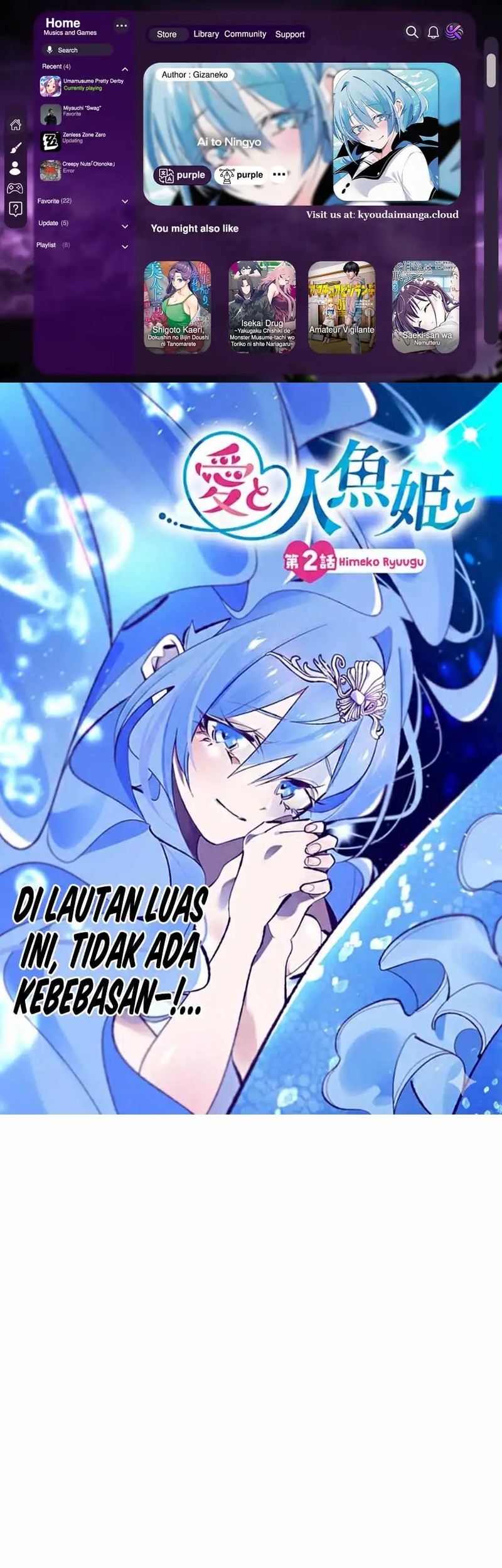 Baca Komik Ai to Ningyo Hime Chapter 2 Gambar 1