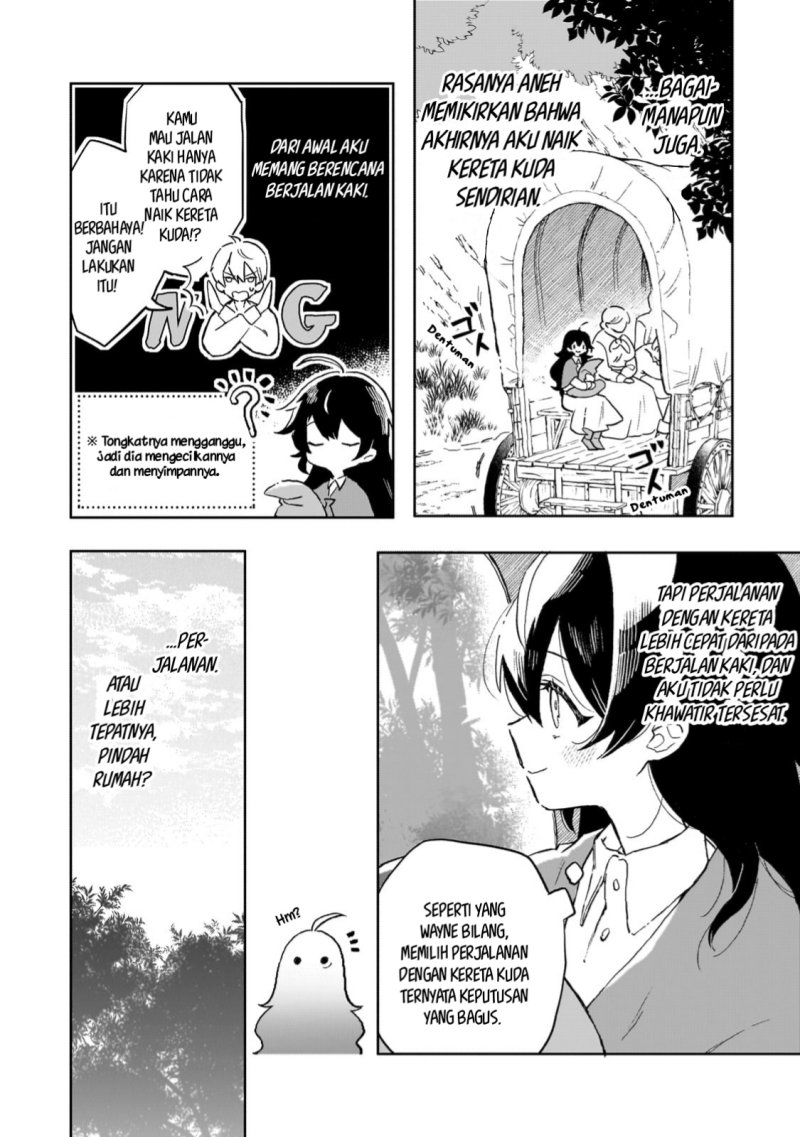 Baca Manga Akatsuki no Majo Reishi wa Jiyu ni Ikitai Mao Tobatsu o Oeta Node, Nonbiri o Mise o Hirakimasu Chapter 4 Gambar 2