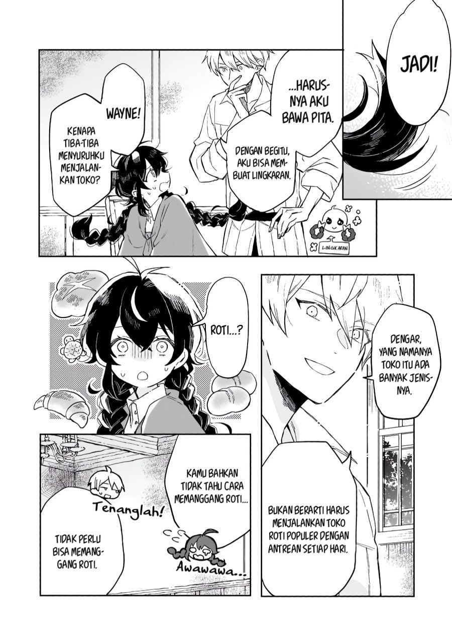 Baca Manga Akatsuki no Majo Reishi wa Jiyu ni Ikitai Mao Tobatsu o Oeta Node, Nonbiri o Mise o Hirakimasu Chapter 5 Gambar 2