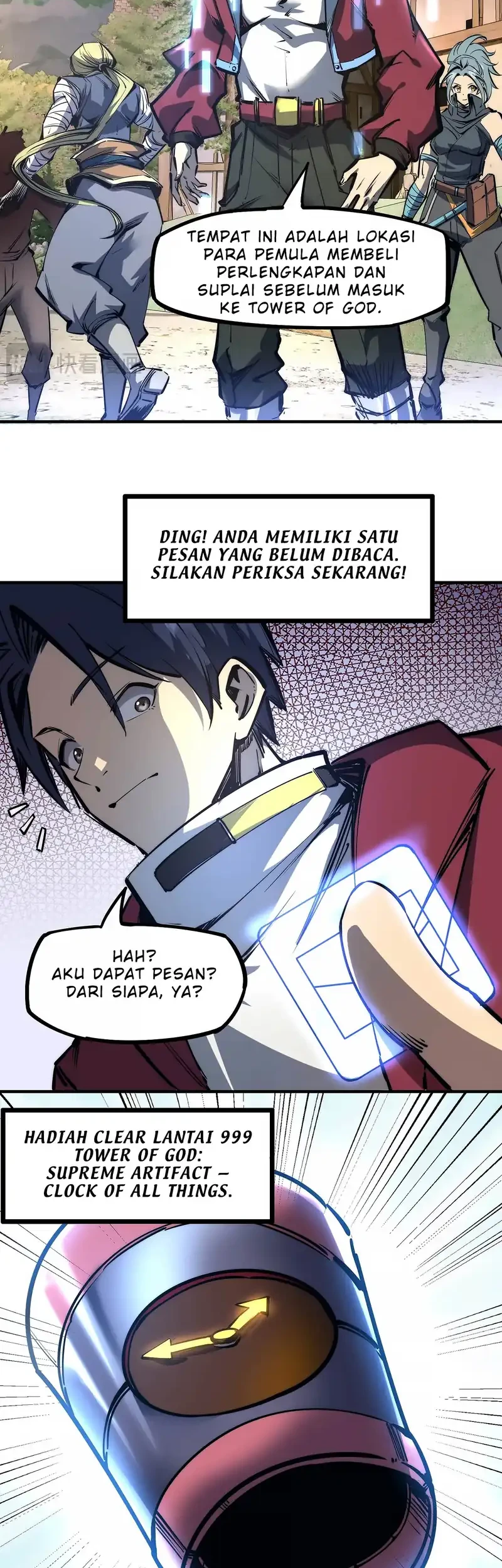 All People Scramble for the Tower, I Cleared 999 Floors in Advance Chapter 1 Gambar 35