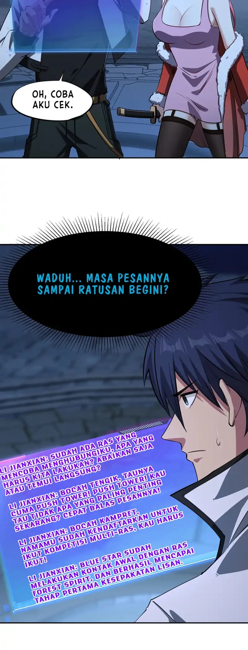 All People Scramble for the Tower, I Cleared 999 Floors in Advance Chapter 34 Gambar 31