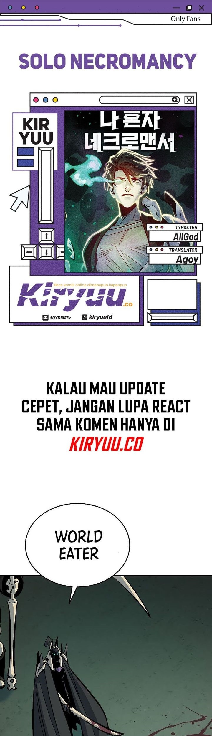Baca Komik Alone Necromancer Chapter 177 Gambar 1