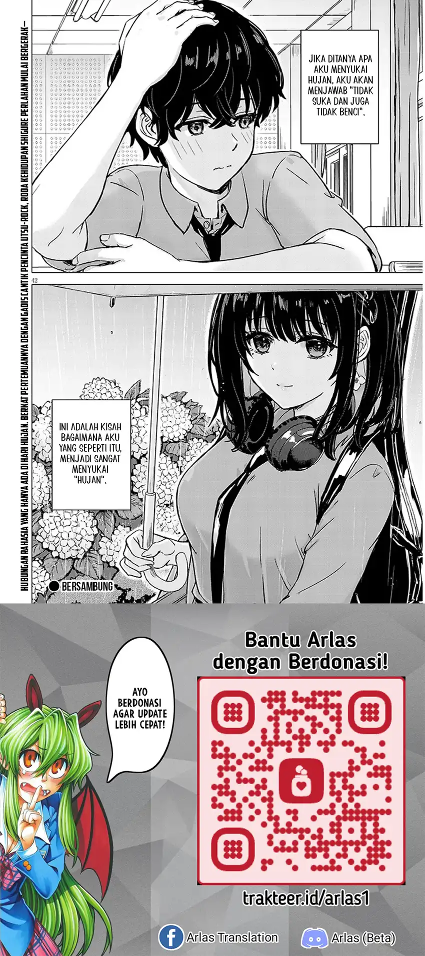 Amamori Junna wa Shitsudo ga Takai Chapter 1 Gambar 43