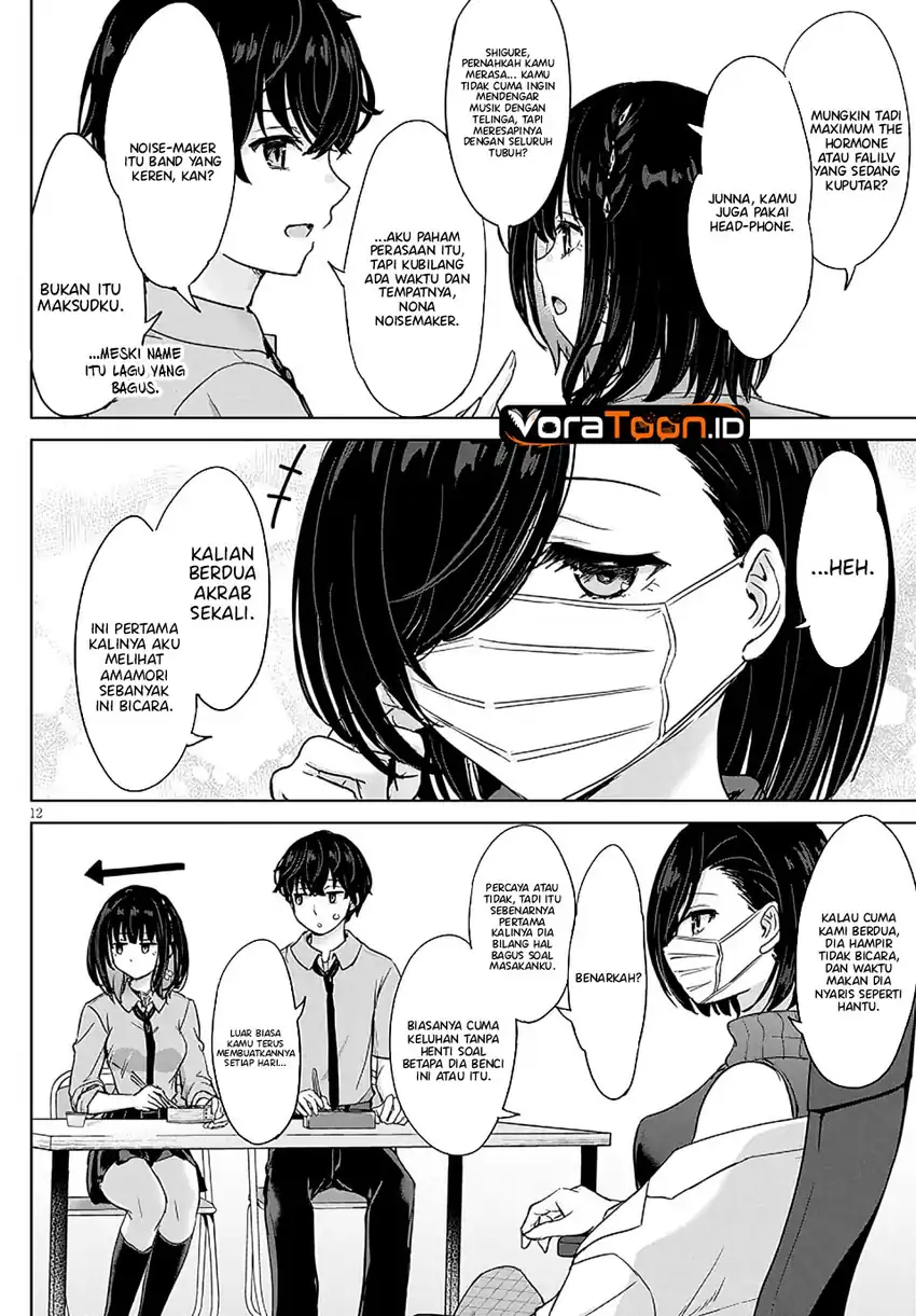 Amamori Junna wa Shitsudo ga Takai Chapter 4 halaman 14