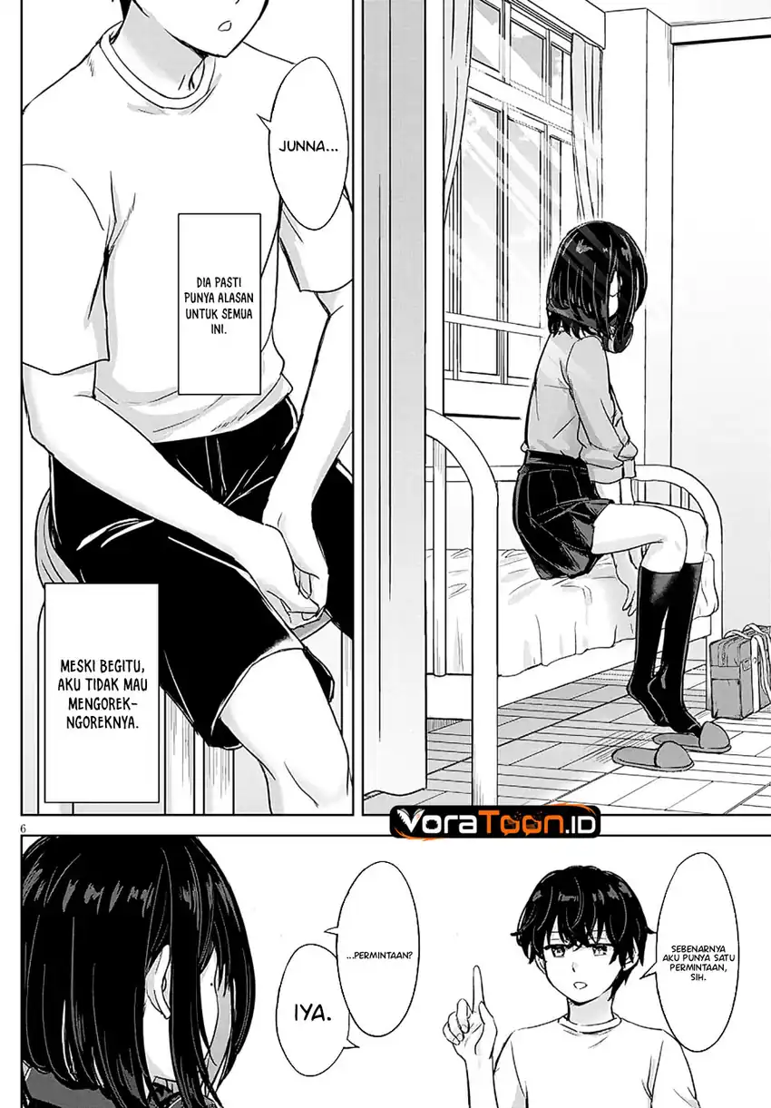 Amamori Junna wa Shitsudo ga Takai Chapter 4 halaman 8