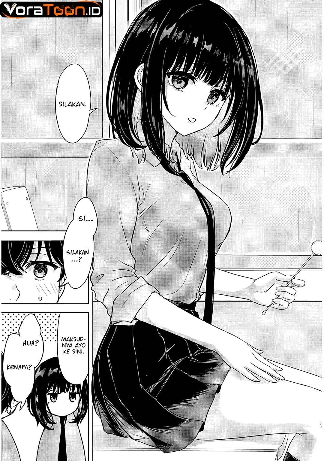 Amamori Junna wa Shitsudo ga Takai Chapter 5 Gambar 14