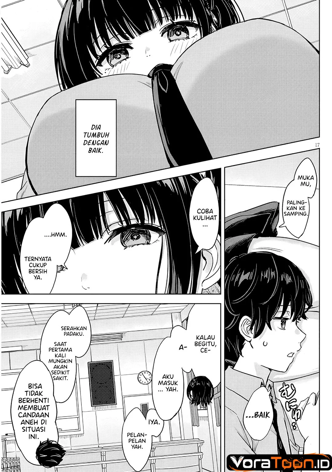 Amamori Junna wa Shitsudo ga Takai Chapter 5 Gambar 18