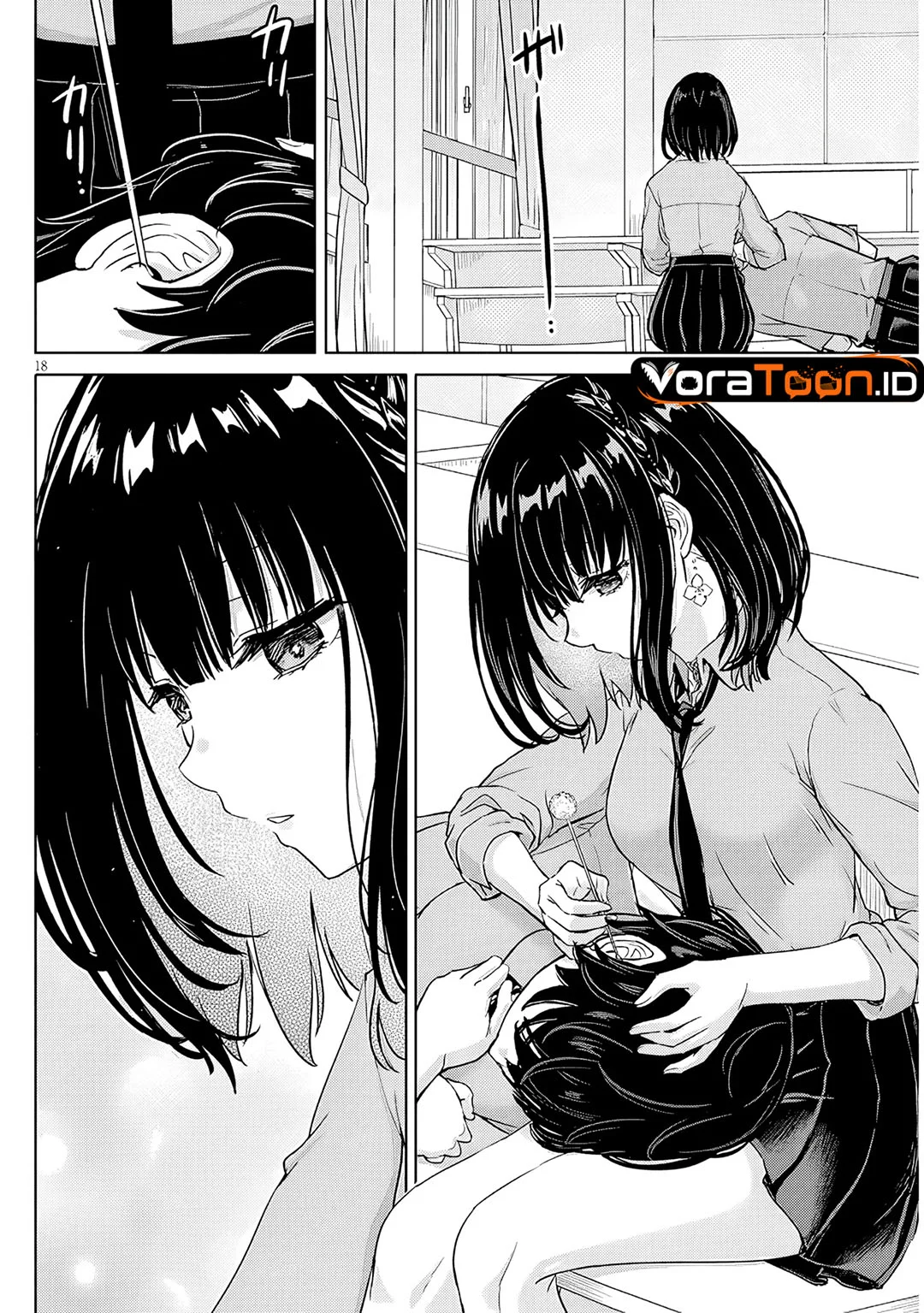 Amamori Junna wa Shitsudo ga Takai Chapter 5 Gambar 19
