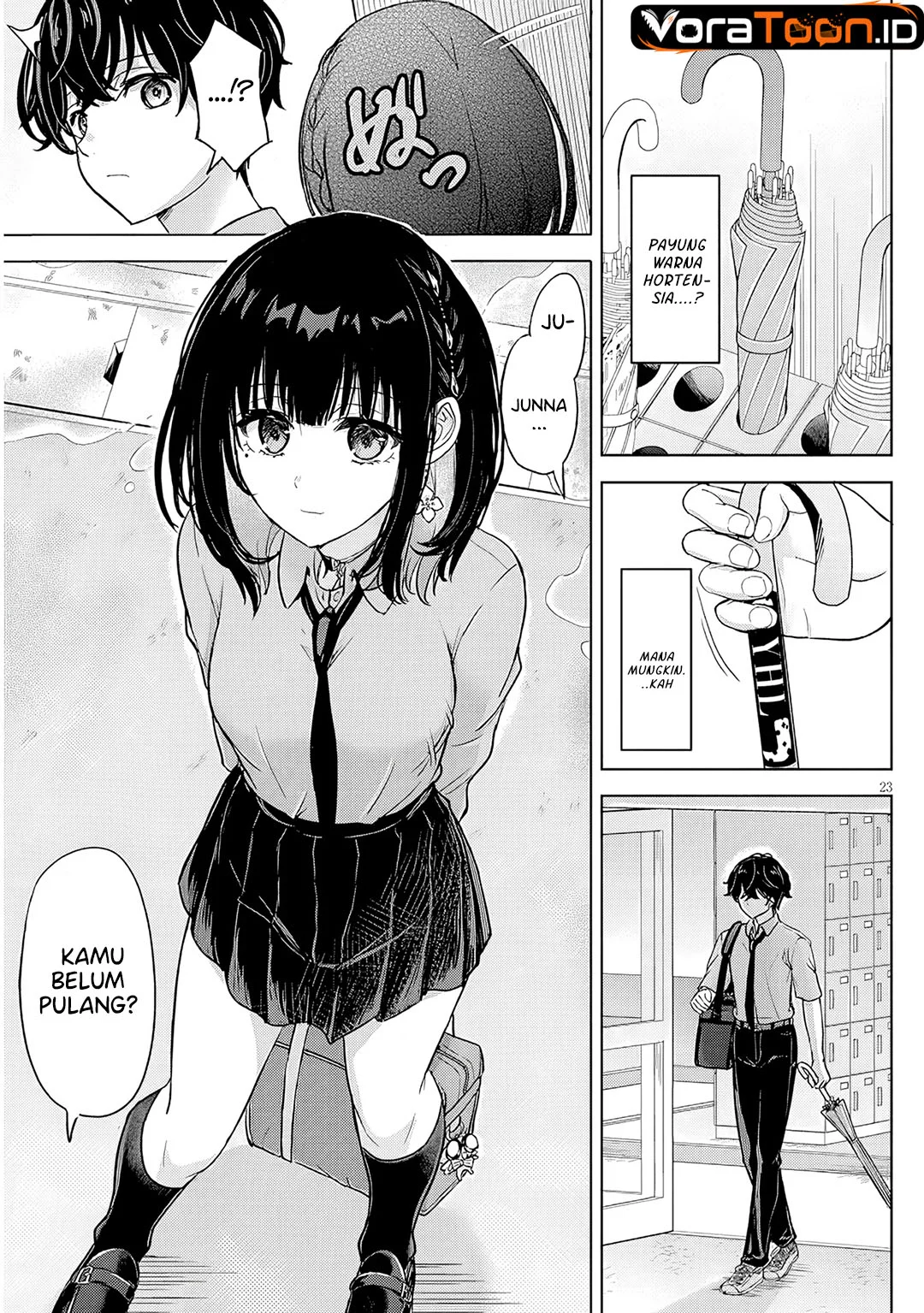 Amamori Junna wa Shitsudo ga Takai Chapter 5 Gambar 24
