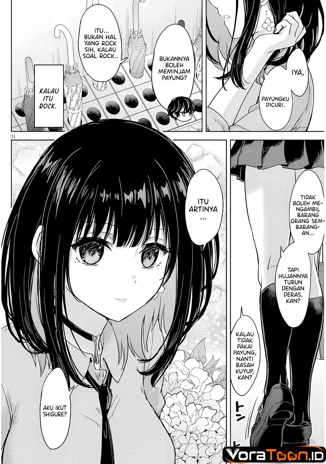 Amamori Junna wa Shitsudo ga Takai Chapter 5 Gambar 25