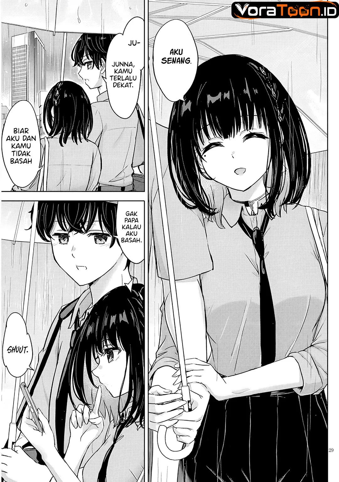 Amamori Junna wa Shitsudo ga Takai Chapter 5 Gambar 30
