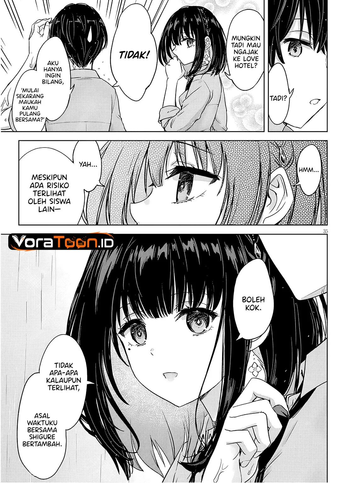 Amamori Junna wa Shitsudo ga Takai Chapter 5 Gambar 36