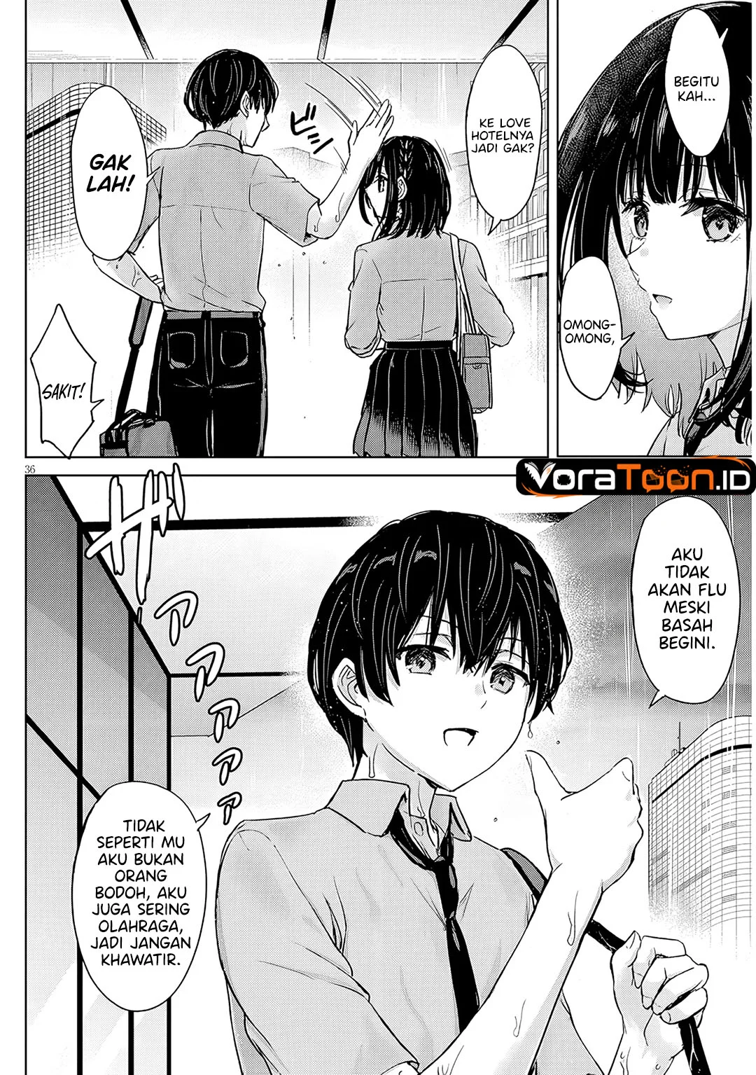 Amamori Junna wa Shitsudo ga Takai Chapter 5 Gambar 37