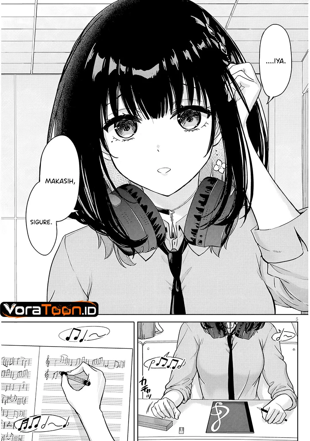 Amamori Junna wa Shitsudo ga Takai Chapter 5 Gambar 6