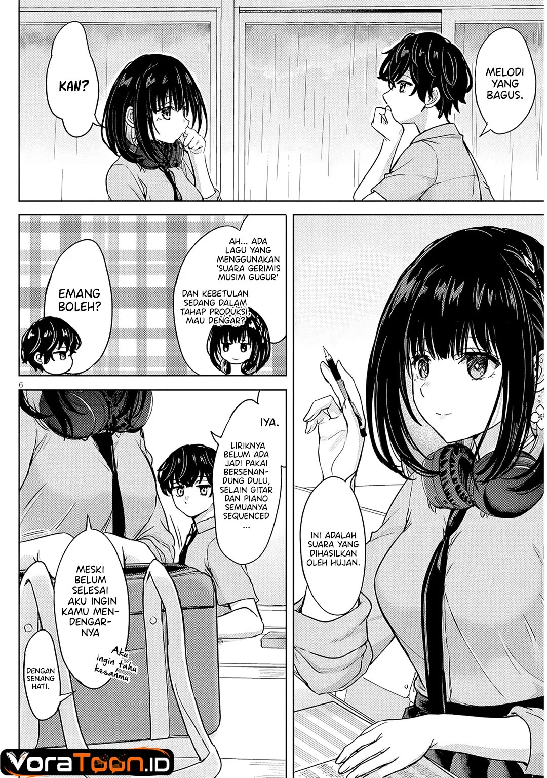 Amamori Junna wa Shitsudo ga Takai Chapter 5 Gambar 7