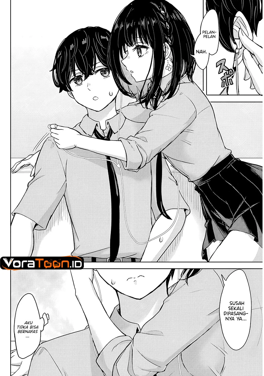 Amamori Junna wa Shitsudo ga Takai Chapter 5 Gambar 9