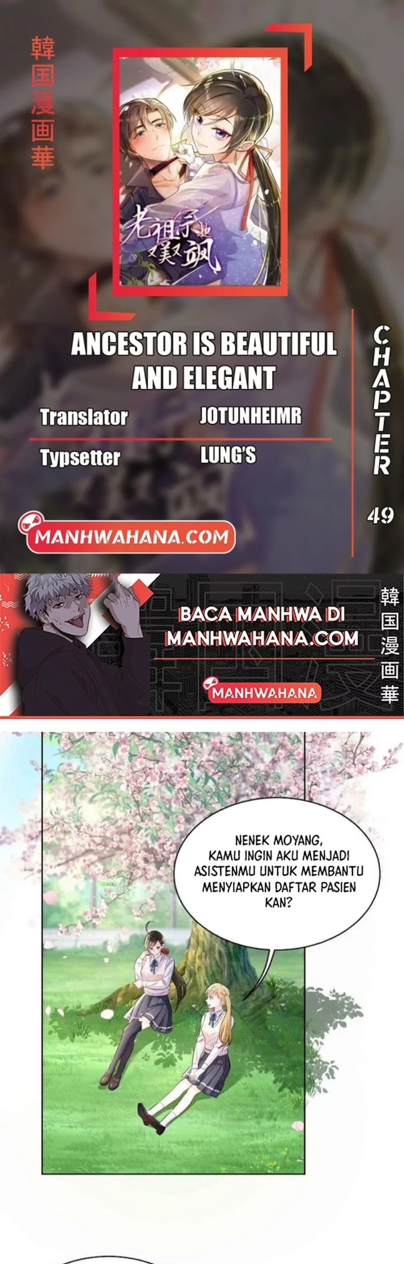 Baca Komik Ancestor is beautiful and elegant Chapter 49 Gambar 1