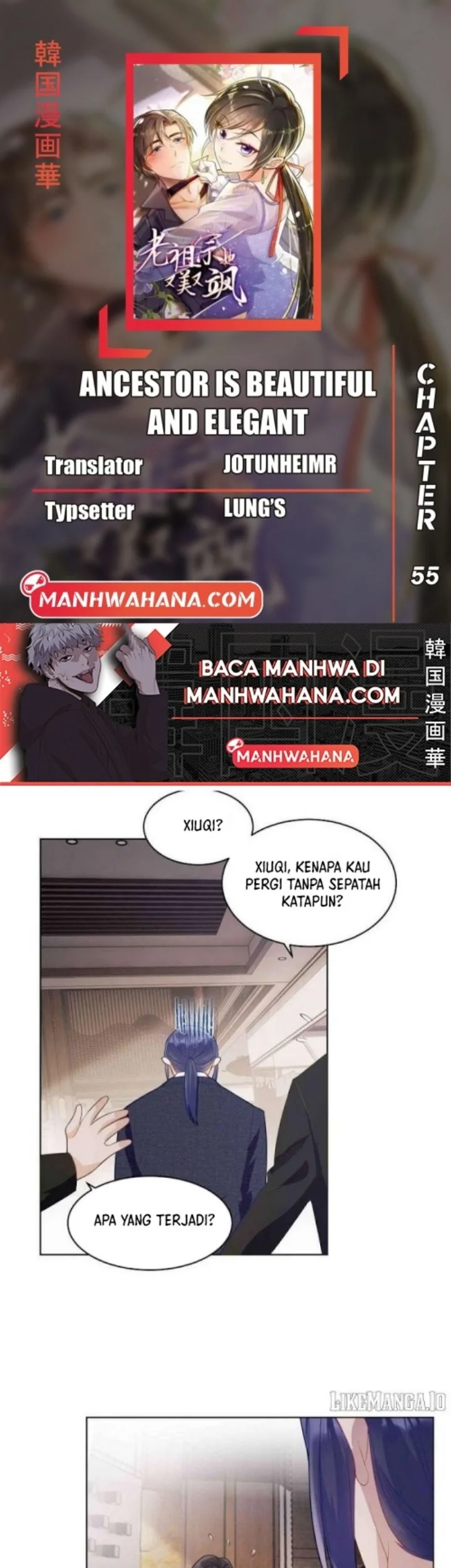 Baca Komik Ancestor is beautiful and elegant Chapter 55 Gambar 1