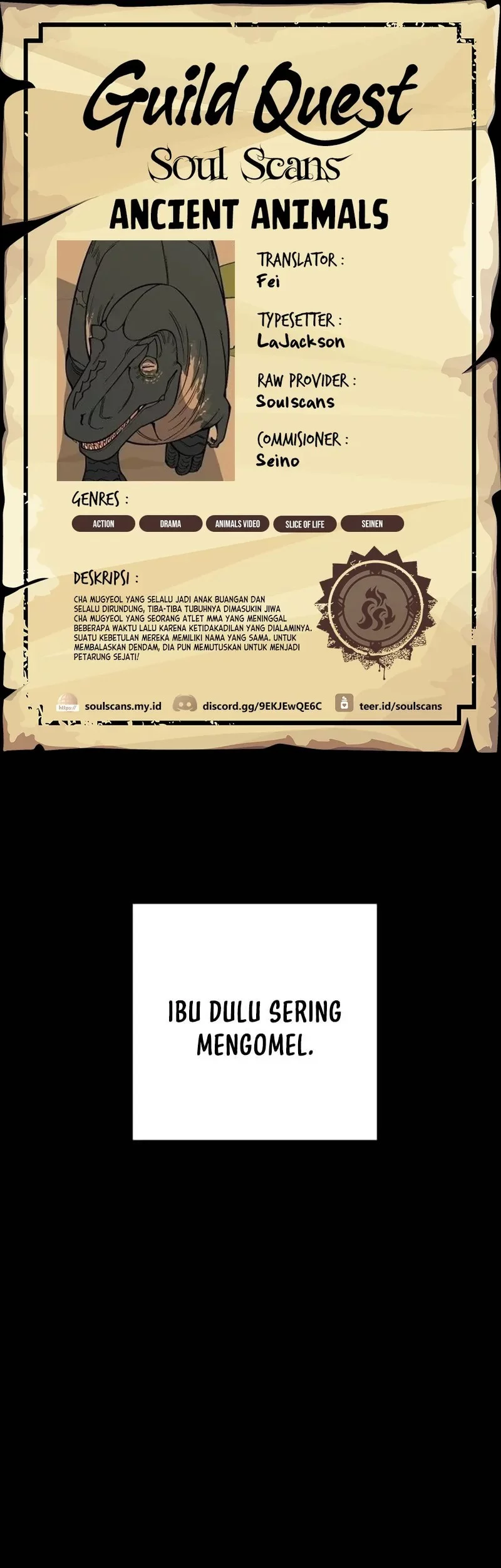 Baca Komik Ancient Animals Chapter 21 Gambar 1