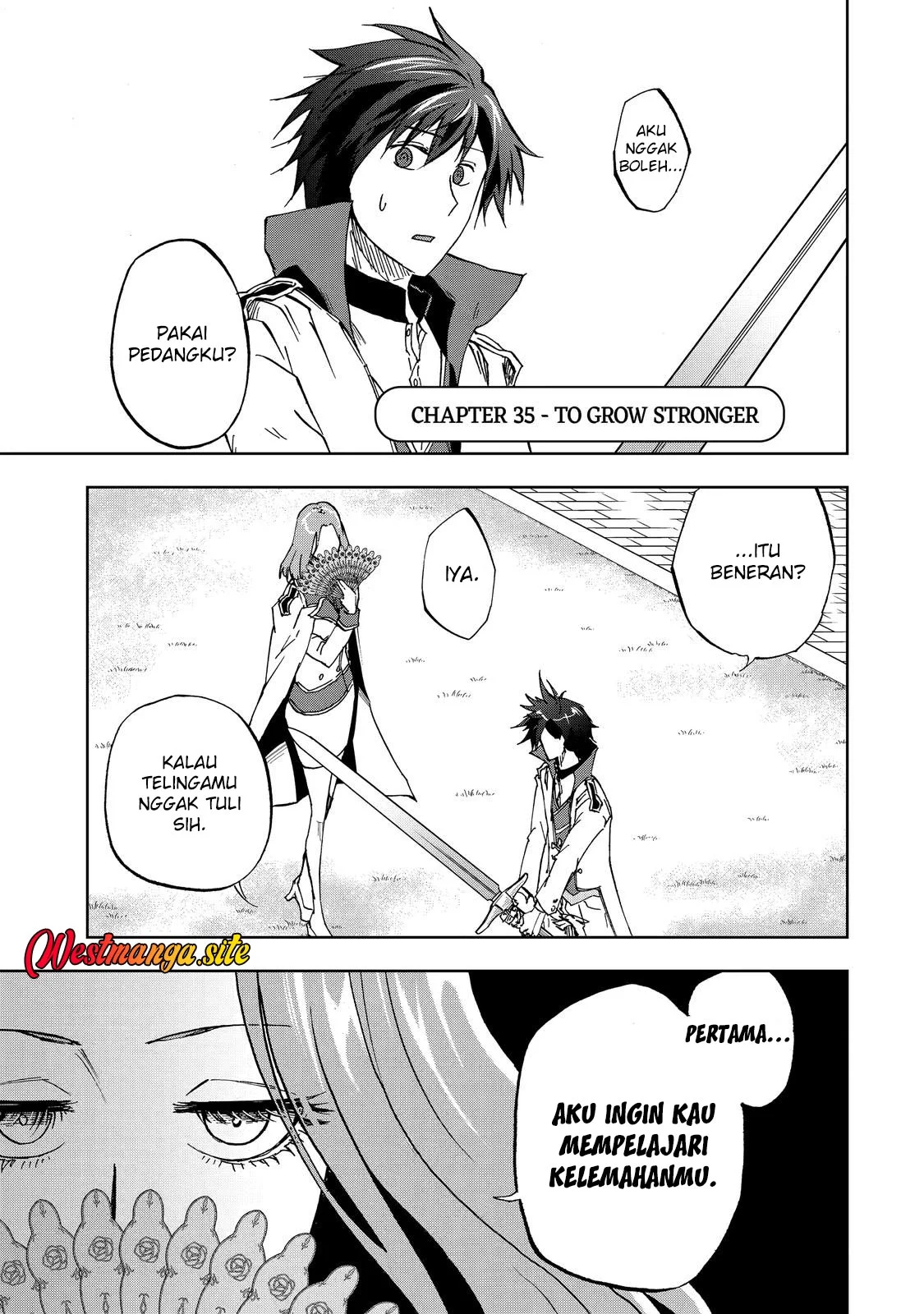 Manga Ankoku Kishi no Ore desu Ga Saikyou no Seikishi wo Mezashimasu Chapter 35 gambar 2