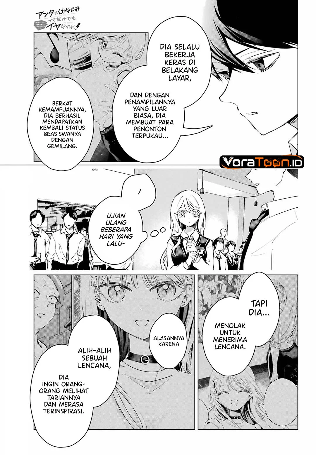 Anta to Osananajimitte dake demo Iyananoni! ~Zekkou kara Hajimaru S-kyuu Bishoujo to no Gakuen Nariagari Seikatsu~ Chapter 16 Gambar 24